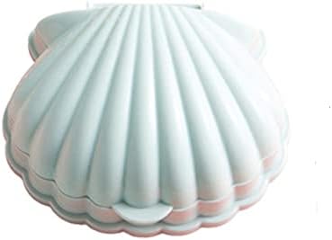 ZCMEB kreativni prijenosni oblik školjke sapun sapun kupaonica sapun sapun sapun sapun štiti kućište za kupaonicu