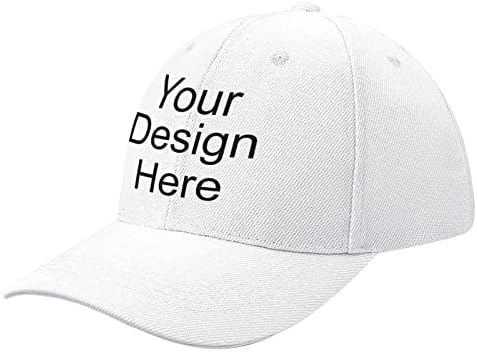 Prilagođeni bejzbol kapica Personalizirani šešir s vašim slikama podesivi kamion kapice kapice sunce vrh šešir za muškarce