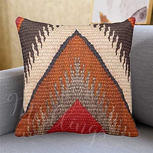 Mesllings jugozapadni Navajo tkanje ukrasnog jastuka tiskan 18inch x 18inch meki baršun bacač jastuk jastuk za bacanje jastuka
