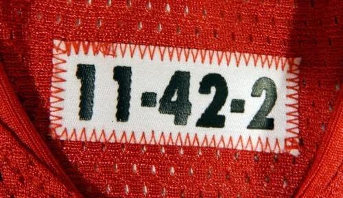 2011. San Francisco 49ers Donte Whitner 31 Igra izdana Red Jersey 42 DP42665 - Nepotpisana NFL igra korištena dresova