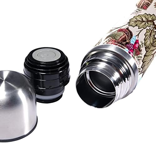 SDFSDFSD 17 Oz Vakuum izolirana boca od nehrđajućeg čelika Sportska kava za kavu Putnička tikvica omotana koža omotana BPA