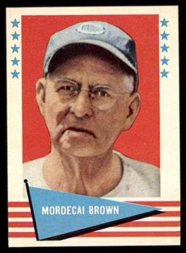 1961. Fleer 11 Mordecai Brown Chicago Cubs Ex/Mt Cubs