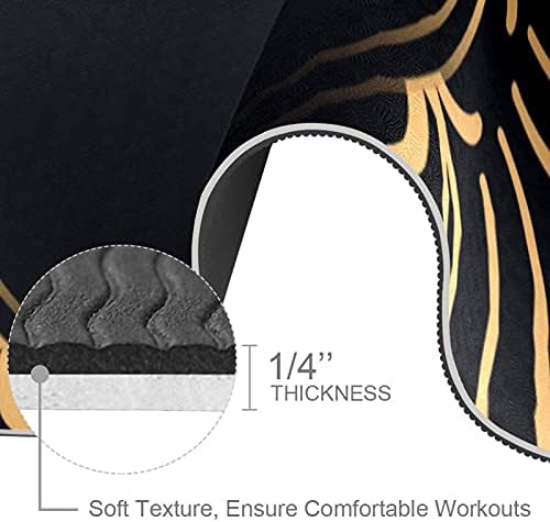 Joga prostirka zlatni vijenac od mandale ekološki prihvatljiva Protuklizna prostirka za fitness za pilates i vježbe na podu