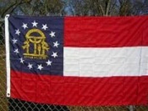 3x5 Georgia 3'x5 'Poliesterska zastava zastave