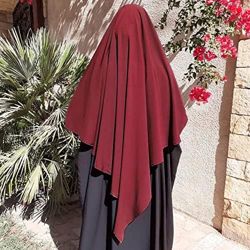 Žene muslimanske duge Khimar Ramadan Eid Molitvena odjeća hidžab Šal za omatanje šifona abaya jilbab Islam niqab hidžab