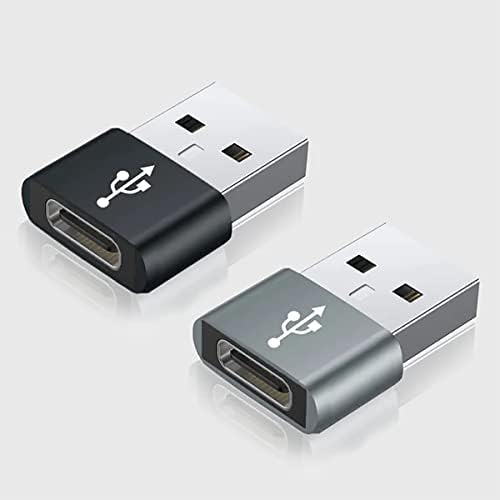 USB-C ženska osoba na USB muški brzi adapter kompatibilan s vašim Xiaomi Mi Mix Alpha za punjač, ​​sinkronizaciju, OTG uređaje