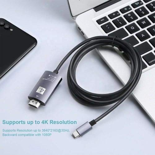Boxwave kabel kompatibilan s Blackmagic Pocket Cinema kamerom 6K G2 - SmartDisplay kabel - USB Type -C do HDMI, USB C/HDMI