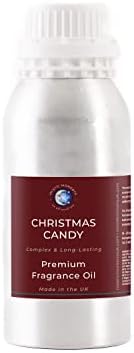 Mistični trenuci | Ulje za miris božićnih bombona - 500 g - savršeno za sapune, svijeće, bombe za kupanje, plamenici ulja,