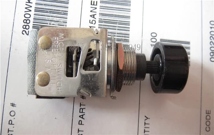 2PB321 prekidač gumba za gumb USA Uvoz resetiranja prekidača 6 stopala Push 12 mm