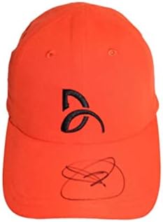 Novak Đoković potpisan autogram narančastih lacoste potpisa za teniski šešir kapica w/psa - teniski autogramirani razni predmeti