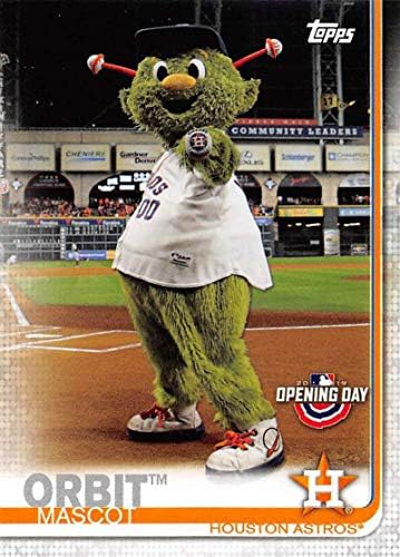 2019. Topps Mascots Mascots Baseball M-6 Orbit Houston Astros Službeni MLB trgovačka kartica