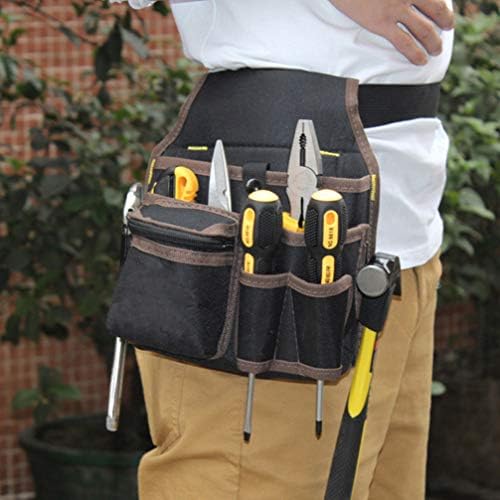 Doitool 1PCS Torba za torbicu za multi-džepove za muškarce Carpenters Alat Alat, torba s alatima za teškim opsegom za električar