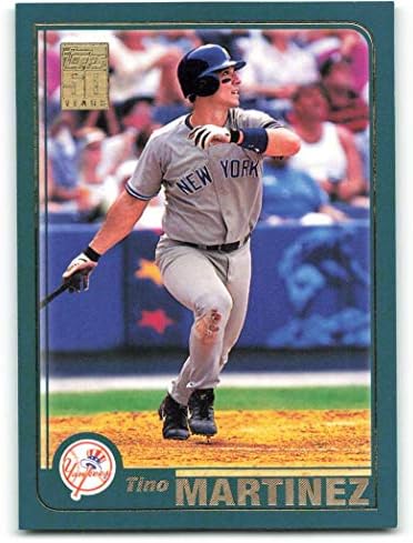 2001 Topps 679 Tino Martinez NM-MT New York Yankees bejzbol New York Yankees