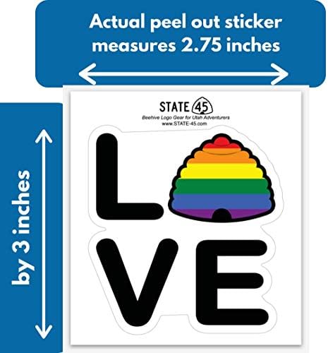 Utah Pride naljepnica naljepnica | Gay Pride naljepnice | LGBTQ pribor