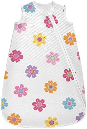 vvfelixl Šareno proljetno cvjetovi dječja nosač pokrivač, vreća za spavanje za malo prijelaz za novorođenčad, vreća za spavanje