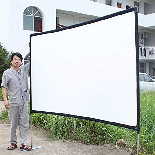 100/120inch projektor zaslon 16: 9 Video projekcija zaslona sa stabilnom osnovnom ekranom 4K projektora za film o kućnom