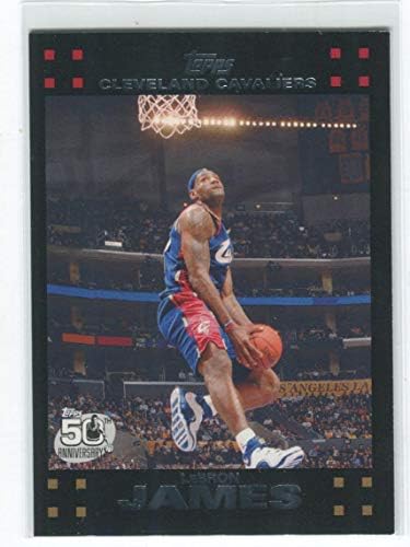 2007. Topps 50. obljetnica 23 LeBron James Card - Nepotpisane košarkaške karte
