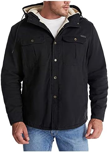 ADSSDQ Kožna jakna za muškarce, u trendu izlazak zime plus kaputa muškaraca dugih rukava srednja jakna od vjetroelektrane1