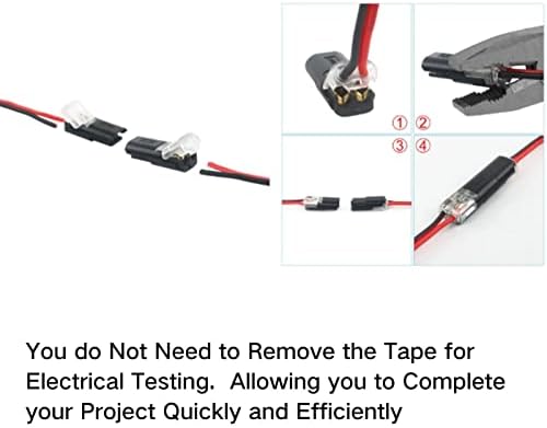 Dvostruko žičani priključak s kopčama s kopčama, niskonaponski konektori žice nisu potrebne žice, toolless žice konektori