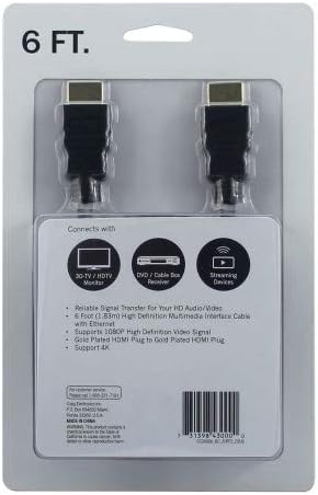 Craig Electronics CC3000B velike brzine HDMI kabel s ethernet extender kabelom | 6 ft visoke razlučivosti multimedijskog