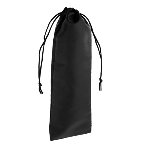 Leefasy Pack od 5pcs vodootporna torba za skladištenje za skladištenje kose i štapići za uvijanje i ravno željezo, crno