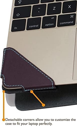 Broonel - Serija profila - Slučaj za laptop s ljubičastom kožom kompatibilno s HP Chromebook X360 13B -CA0003SA FULL -HD