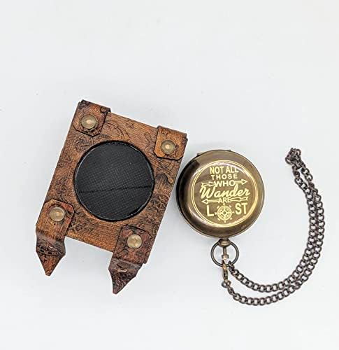 Personalizirani mesingani kompas, nisu svi oni koji lutaju izgubljeni ugravirani kompas s jedinstvenim kožnim kućištem, vjerskim