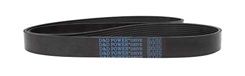 D&D PowerDrive 392K8 Poly V remen, guma, 8