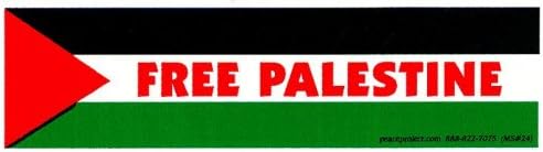 Projekt mirovnih resursa Besplatna Palestina - Mala naljepnica odbojnika ili naljepnica za prijenosno računalo