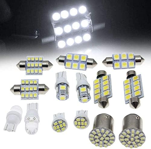 14pcs izmjenjivi LED komplet za unutarnju rasvjetu automobila 910 5050 5 910 1206 8 9528 12 91 mm LED svjetla za stražnje