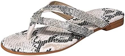 Ženske ljetne sandale ležerne sandale Strappy Open Toe Rimske cipele papuče ravne plaže sandale