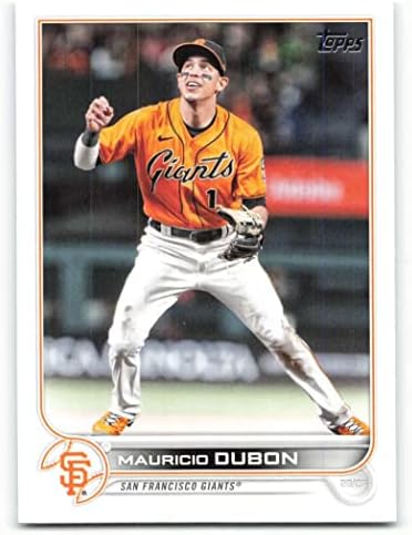 2022 Topps 246 Mauricio Dubon San Francisco Giants Series 1 MLB Trading Card