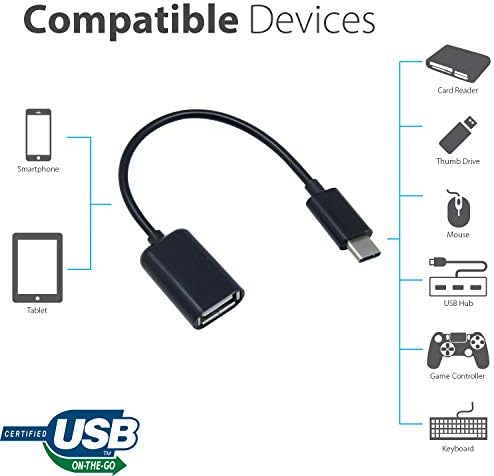 OTG USB-C 3.0 adapter kompatibilan s vašim Sony SRS-XB33 za brze, provjerene funkcije za više upotrebe kao što su tipkovnica,