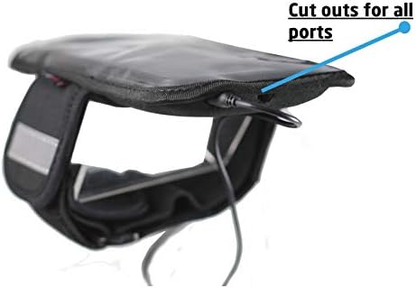 Navitech Black Running/Jogging/Cycling Water otporan na sportsku traku kompatibilan s Huawei P30 Pro