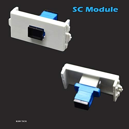 2 SC Simplex Fiber Optical KeystoneConnectors Informacijska zidna ploča poklopac s modulima zidna utičnica utičnice utičnice