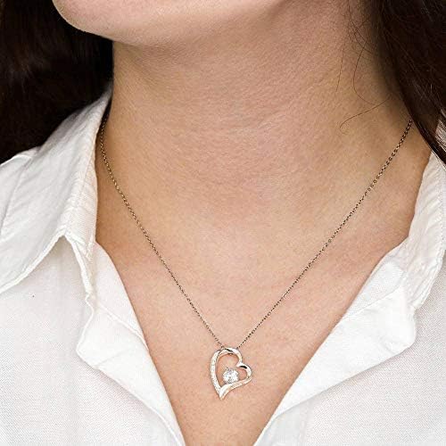 Ručno izrađena ogrlica, ručno izrađeni nakit - Sretna 42. rođendanska ogrlica za ženu, Forever Love Ogrlica 42. rođendan